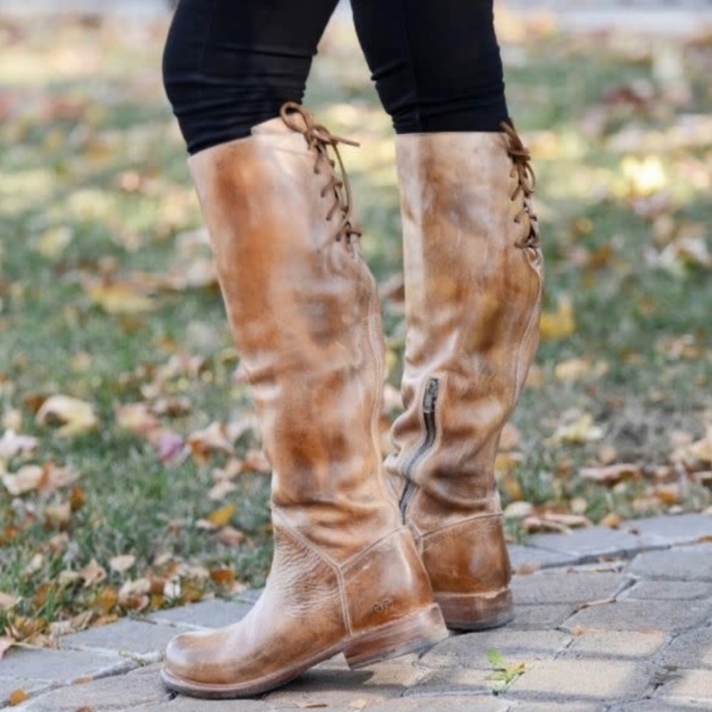 Bed Stu Manchester Tan Riding Boot